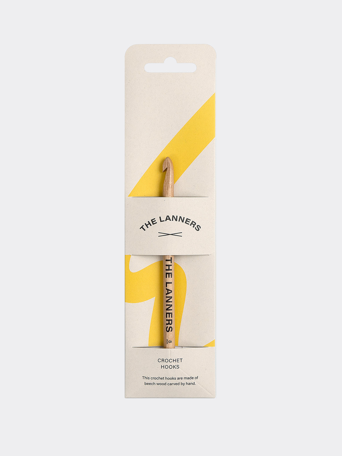 Crochet hook – 100% beechwood – The Lanners